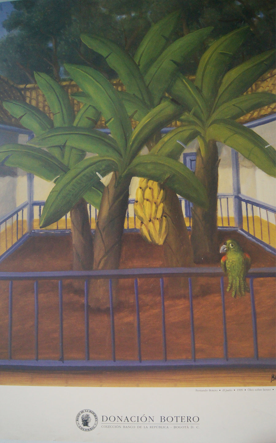 Afiche El Patio - Fernando Botero