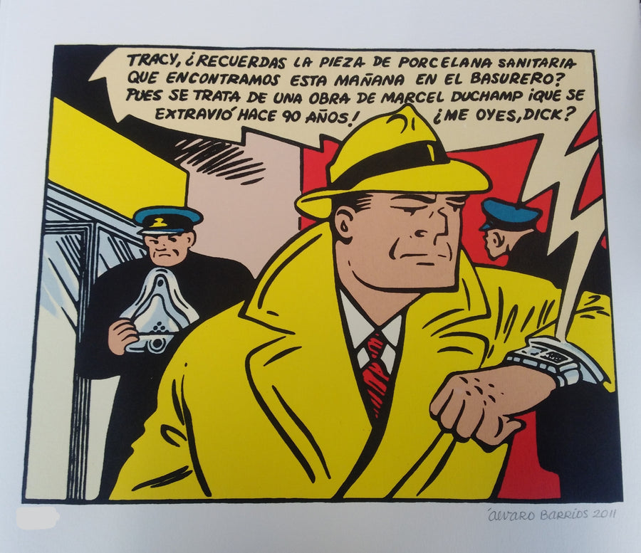 Serigrafía Dick Tracy, Álvaro Barrios