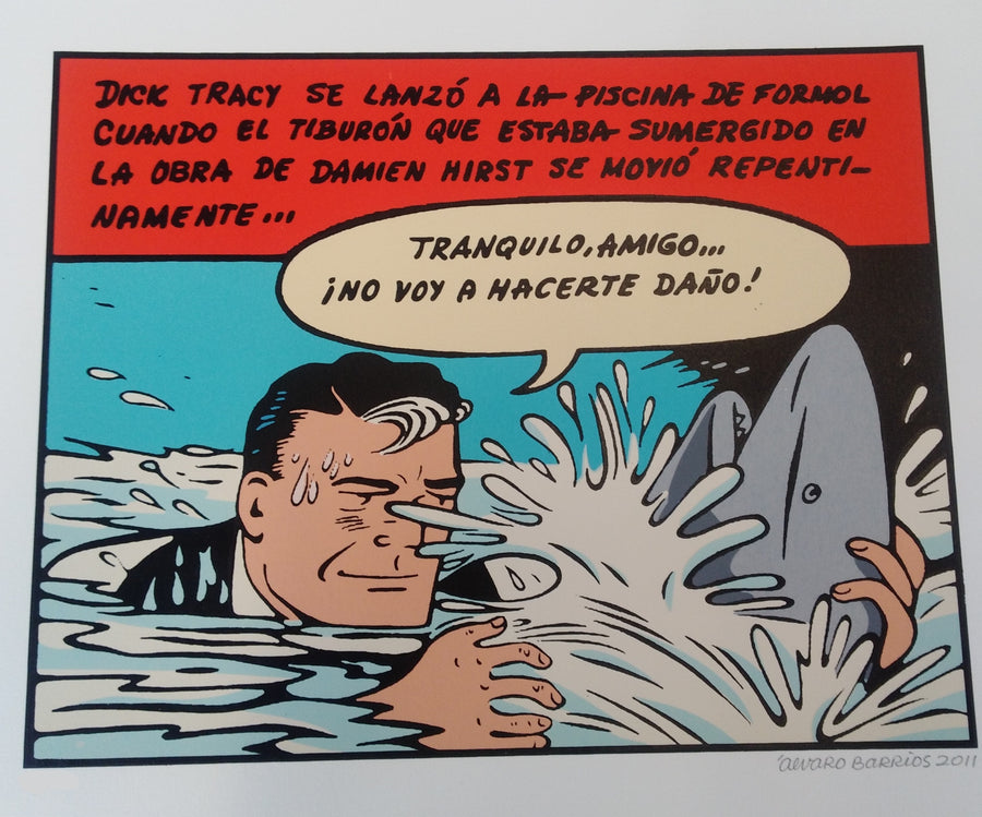 Serigrafía Tiburón, Álvaro Barrios