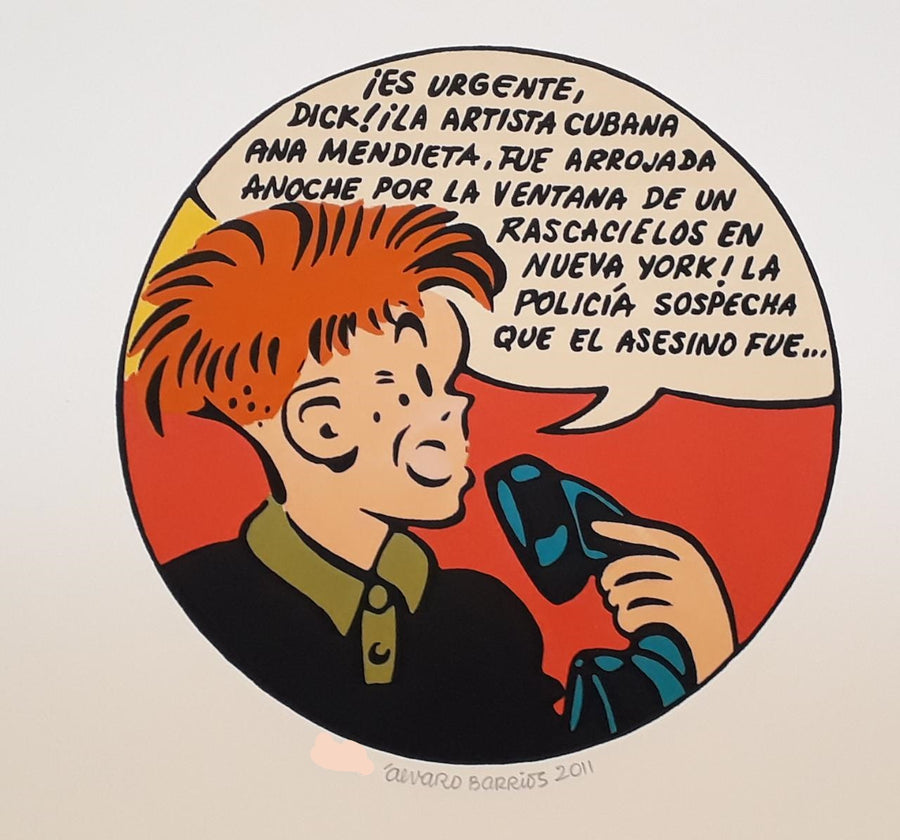 Serigrafia Tintin + despacho USA