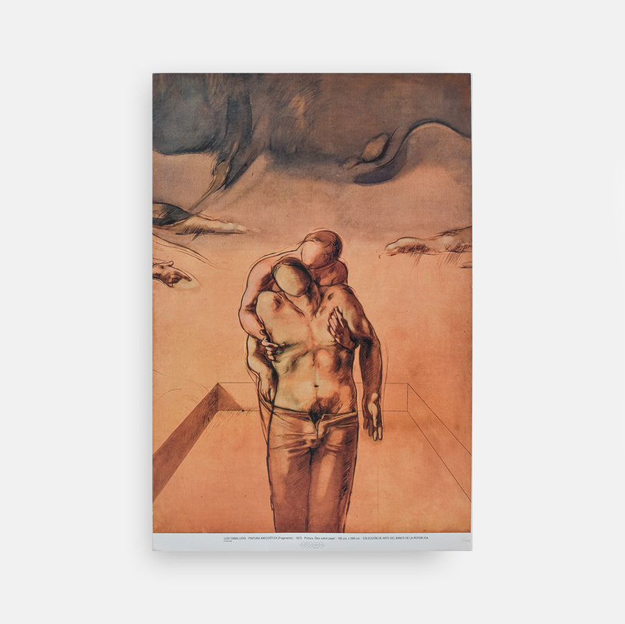 Afiche Pintura Anecdótica (Fragmento) - Luis Caballero