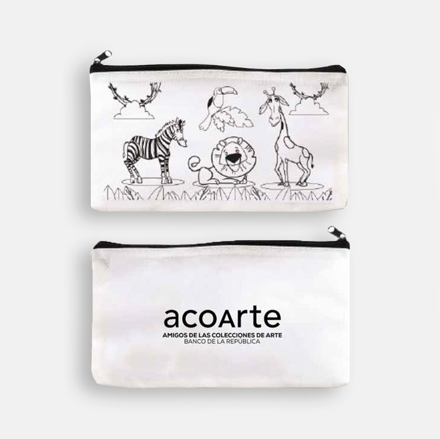 Cartuchera para Colorear Acoarte. Incluye marcadores