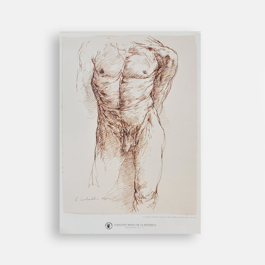 Afiche Torso - Luis Caballero