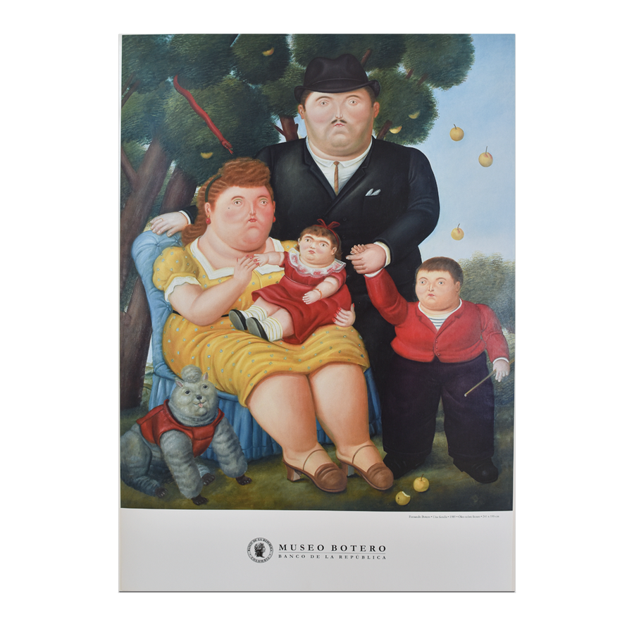 Afiche Familia - Fernando Botero